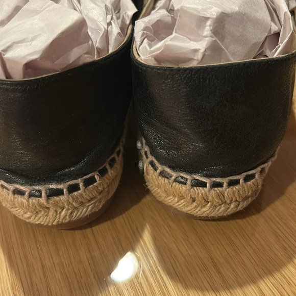 EUC Chanel Black Lambskin Espadrilles Size 9 - Picture 11 of 12